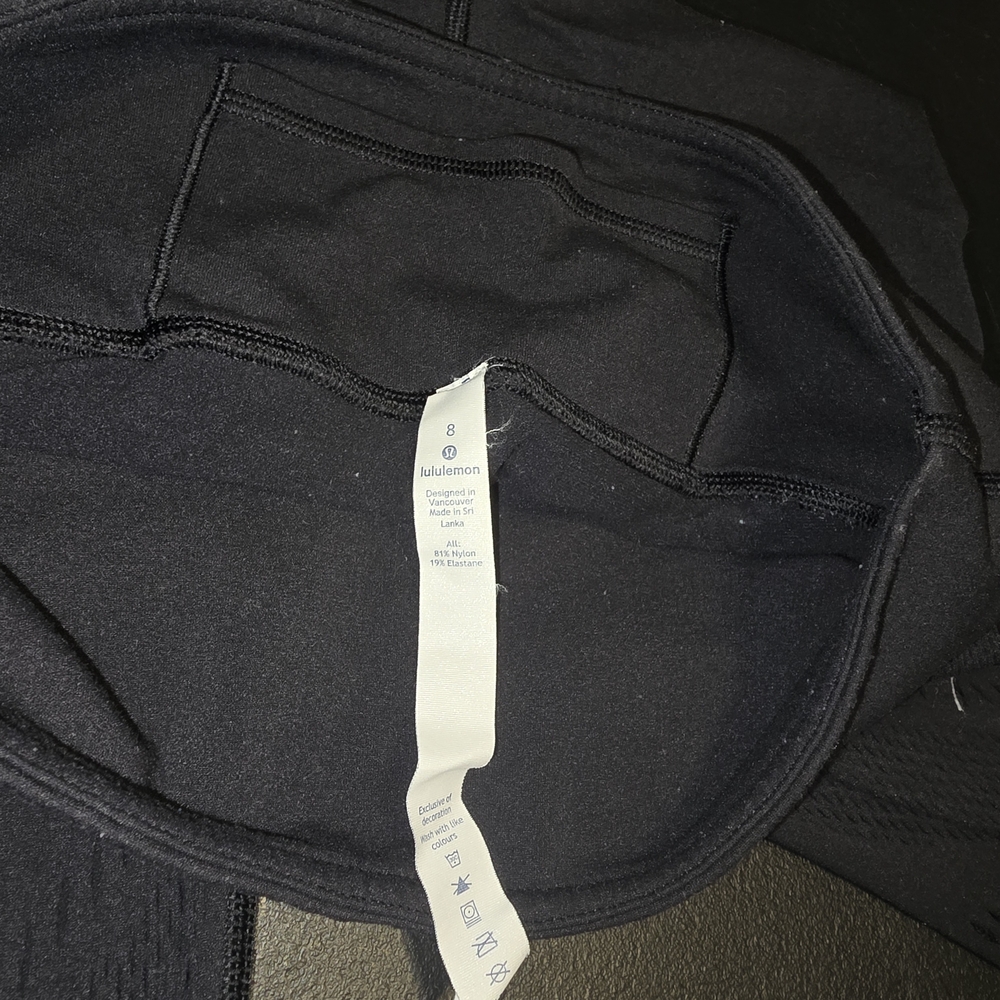Lululemon Athletica Black Capris - Picture 3 of 3